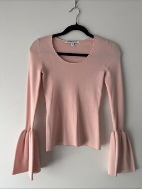 Elizabeth and James Blush Bell Sleeves Blouse